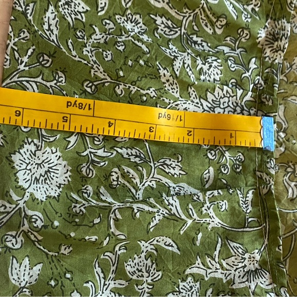 Tuckernuck Olive Green Floral Maxi Dress - Picture 5 of 5